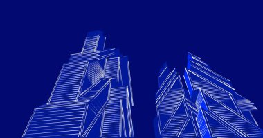 minimal geometrik şekiller, mimari çizgiler