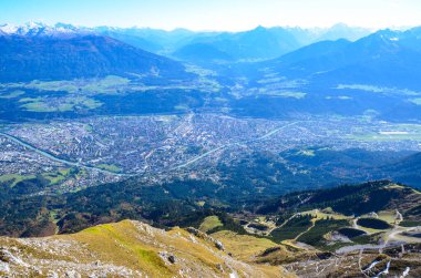 Dağların manzarası, doğa arkaplanı