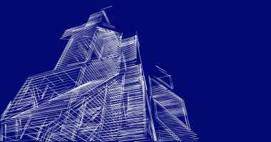 minimal geometrik şekiller, mimari çizgiler