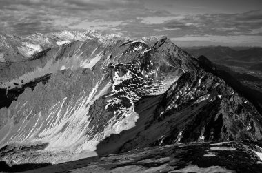 Dağların manzarası, doğa arkaplanı