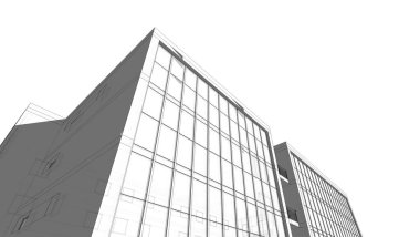 minimal geometrik şekiller, mimari çizgiler