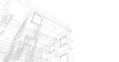 Geometrik mimari binalar tasarımı