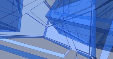 minimal geometrik şekiller, mimari çizgiler