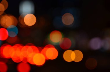 Bulanık şehir manzarası, soyut arkaplan 