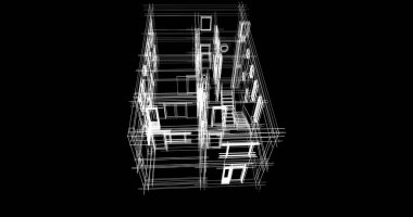 Geometrik mimari binalar tasarımı
