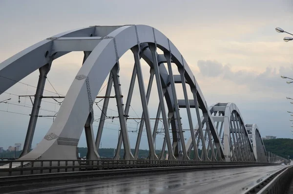 Modern Urban Bridge Architecture Concept Background — Stock Photo, Image