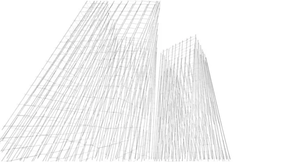 Абстрактный Архитектурный Дизайн Обоев Цифровой Концепт Фон — стоковое фото
