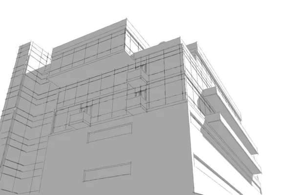 Абстрактный Архитектурный Дизайн Обоев Цифровой Концепт Фон — стоковое фото