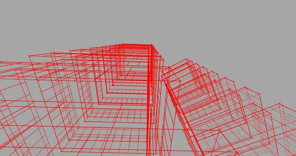 Абстрактный Архитектурный Дизайн Обоев Цифровой Концепт Фон — стоковое фото