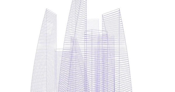 Abstrakcyjny Projekt Tapety Architektonicznej Cyfrowe Tło Koncepcyjne — Zdjęcie stockowe