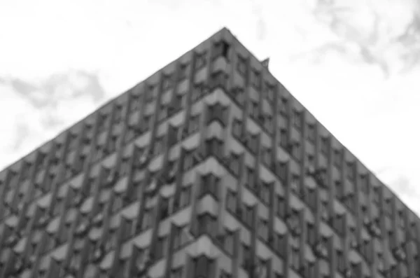 Architectural Shot Building Facade Windows Black White — Stock Photo, Image