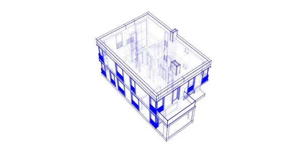 Abstrakcyjny Projekt Tapety Architektonicznej Cyfrowe Tło Koncepcyjne — Zdjęcie stockowe