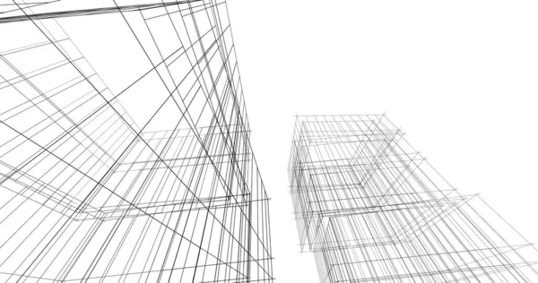 Абстрактный Архитектурный Дизайн Обоев Цифровой Концепт Фон — стоковое фото