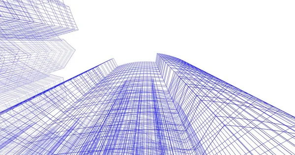 Абстрактный Архитектурный Дизайн Обоев Цифровой Концепт Фон — стоковое фото