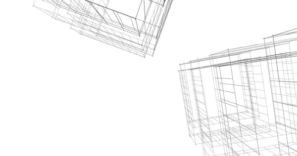 Абстрактный Архитектурный Дизайн Обоев Цифровой Концепт Фон — стоковое фото