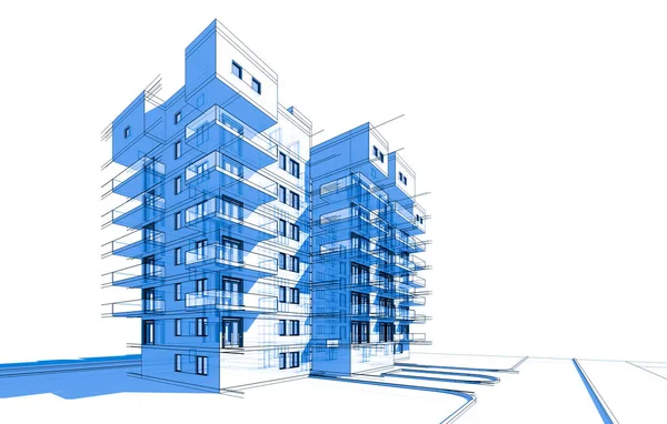 minimal geometrik mimari binalar tasarımı