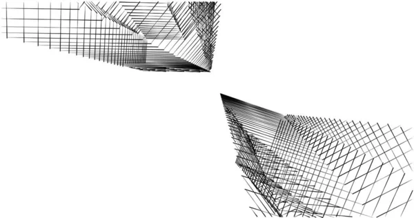 Абстрактный Архитектурный Дизайн Обоев Цифровой Концепт Фон — стоковое фото
