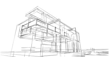 Geometrik mimari binalar tasarımı