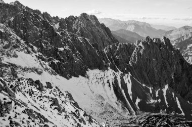 Dağların manzarası, doğa arkaplanı