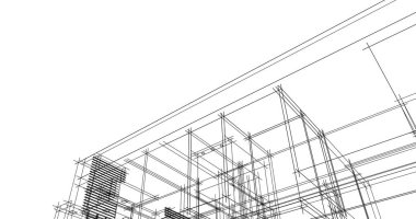 minimal geometrik şekiller, mimari çizgiler