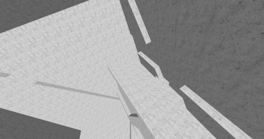 minimal geometrik şekiller, mimari çizgiler