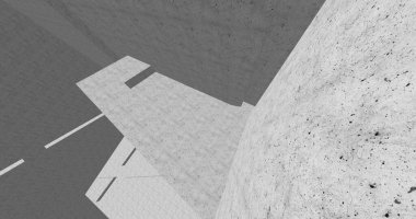 minimal geometrik şekiller, mimari çizgiler