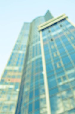 Arkaplanda mimari bina 3d illüstrasyon