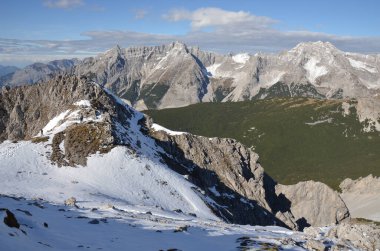 Dağların manzarası, doğa arkaplanı