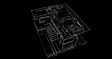 minimal geometrik şekiller, mimari çizgiler