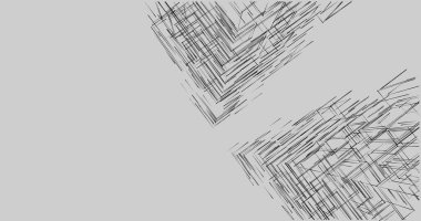 Arkaplanda mimari bina 3d illüstrasyon