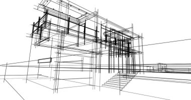 minimal geometrik mimari binalar tasarımı