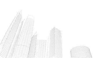 minimal geometrik şekiller, mimari çizgiler