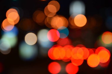 Bulanık şehir manzarası, soyut arkaplan 