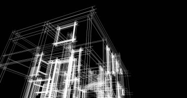 Geometrik mimari binalar tasarımı