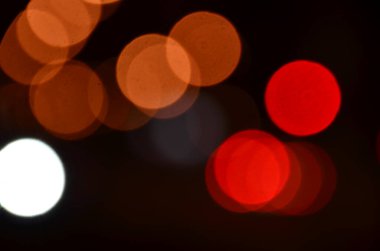 Bulanık soyut ışıklar gece şehrin arka planı