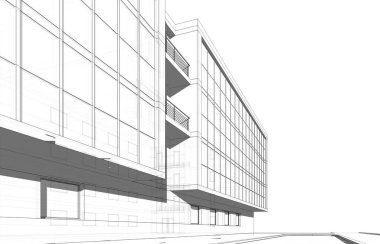 minimal geometrik şekiller, mimari çizgiler