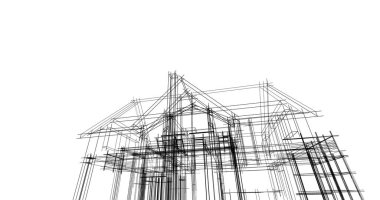 minimal geometrik mimari binalar tasarımı