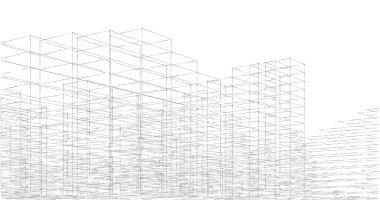 eskiz sanat geometrik mimari binalar tasarımı