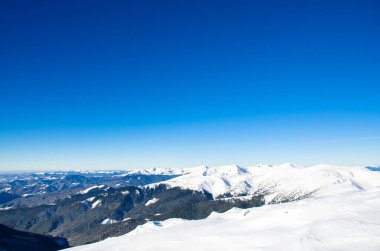 Dağların manzarası, doğa arkaplanı