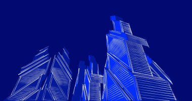 minimal geometrik şekiller, mimari çizgiler