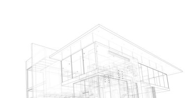 minimal geometrik mimari binalar tasarımı