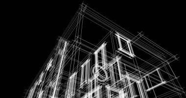 Geometrik mimari binalar tasarımı