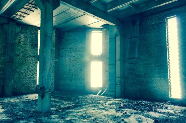 mimari sanat konsepti, minimum geometrik şekiller. 