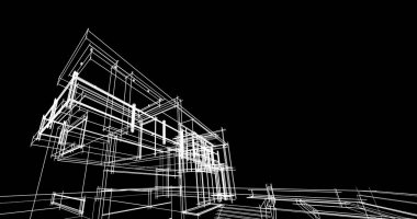 Geometrik mimari binalar tasarımı