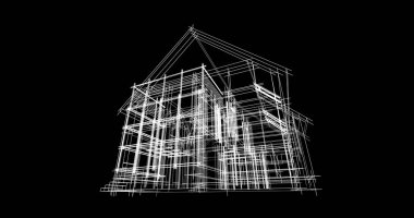 minimal geometrik şekiller, mimari çizgiler