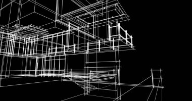 Geometrik mimari binalar tasarımı