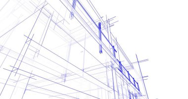 minimal geometrik şekiller, mimari çizgiler