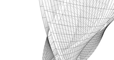 Geometrik mimari binalar tasarımı