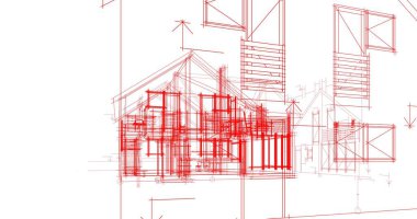 minimal geometrik şekiller, mimari çizgiler