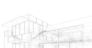 minimal geometrik mimari binalar tasarımı